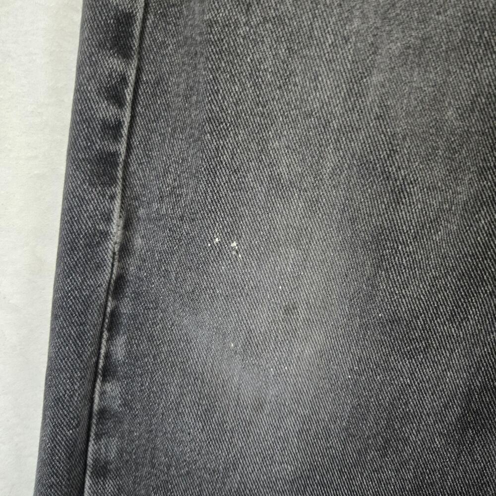 Levi's 505 Jeans Black 34x34 Straight Leg Mens Denim Jeans 0816 - Picture 7 of 11